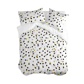 Nordic cover HappyFriday Blanc Golden dots Multicolour 155 x 220 cm by HappyFriday, Quilts and quilt covers - Ref: D1612003, ...