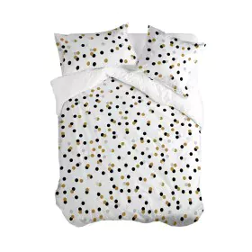 Nordic cover HappyFriday Blanc Golden dots Multicolour 180 x 220 cm by HappyFriday, Quilts and quilt covers - Ref: D1612004, ...