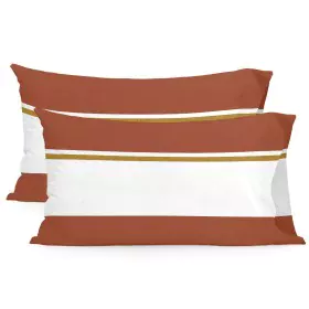 Pillowcase HappyFriday Blanc Golden lands Multicolour 50 x 75 cm (2 Units) by HappyFriday, Sheets and pillowcases - Ref: D161...