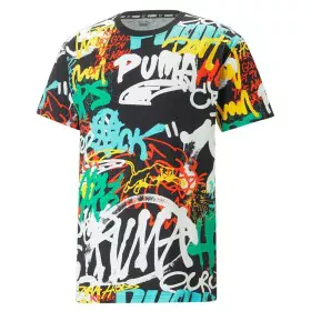 Camiseta de Manga Corta Hombre Puma Graffiti Negro de Puma, Hombre - Ref: S64111819, Precio: 60,22 €, Descuento: %