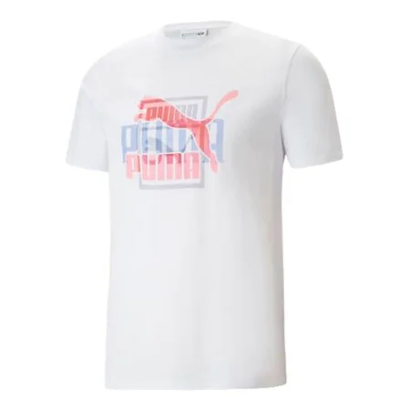 Unisex Short Sleeve T-Shirt Puma Classics White by Puma, Men - Ref: S64112303, Price: 20,70 €, Discount: %