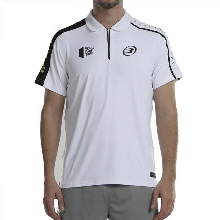 Polo à manches courtes homme Bullpadel Liceo Padel Blanc de Bullpadel, Pour homme - Réf : S64112653, Prix : 50,14 €, Remise : %