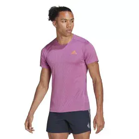 Men’s Short Sleeve T-Shirt Adidas Adizero Speed Dark pink by Adidas, Men - Ref: S64114343, Price: 40,81 €, Discount: %