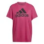 Camisola de Manga Curta Mulher Adidas Boyfriend Sport Rosa-escuro de Adidas, Mulher - Ref: S64114346, Preço: 24,64 €, Descont...