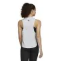 Maillot de Corps sans Manches pour Femme Adidas AEROREADY Racerback Blanc de Adidas, Femme - Réf : S64114348, Prix : 24,60 €,...