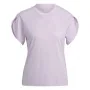 Women’s Short Sleeve T-Shirt Adidas trainning Floral Lilac by Adidas, Women - Ref: S64114358, Price: 27,56 €, Discount: %