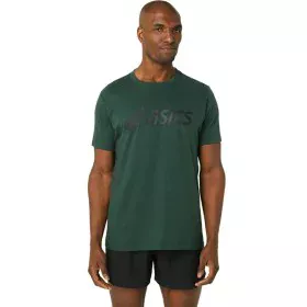 Men’s Short Sleeve T-Shirt Asics Big Logo Dark green by Asics, Men - Ref: S64114368, Price: 19,72 €, Discount: %