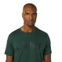 Camisola de Manga Curta Homem Asics Big Logo Verde-escuro de Asics, Homem - Ref: S64114368, Preço: 19,72 €, Desconto: %