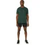 Camisola de Manga Curta Homem Asics Big Logo Verde-escuro de Asics, Homem - Ref: S64114368, Preço: 19,72 €, Desconto: %