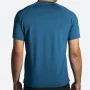 Camiseta de Manga Corta Hombre Brooks Atmosphere 2.0 Cian de Brooks, Hombre - Ref: S64114370, Precio: 36,91 €, Descuento: %