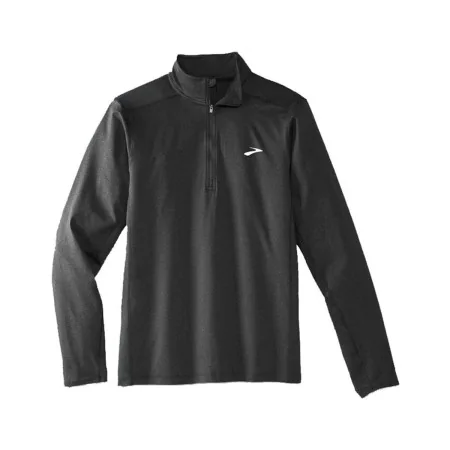 Men’s Long Sleeve T-Shirt Brooks Dash 1/2 Zip 2.0 Black by Brooks, Men - Ref: S64114371, Price: 57,58 €, Discount: %