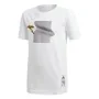 Camisola de Manga Curta Infantil Adidas Iron Man Graphic Branco de Adidas, Menino - Ref: S64114374, Preço: 21,93 €, Desconto: %