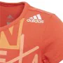 Maglia a Maniche Corte per Bambini Adidas Graphic Tee Arancio di Adidas, Bambino - Rif: S64114378, Prezzo: 19,18 €, Sconto: %