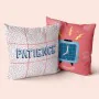 Housse de coussin HappyFriday Aware Patience Multicouleur 50 x 50 cm 2 Pièces de HappyFriday, Housses de coussin - Réf : D161...