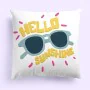 Fodera per cuscino HappyFriday Aware Hello sunshine Multicolore 50 x 50 cm 2 Pezzi di HappyFriday, Copricuscini e federe - Ri...