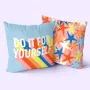 Housse de coussin HappyFriday Aware Do it Multicouleur 50 x 50 cm 2 Pièces de HappyFriday, Housses de coussin - Réf : D161244...