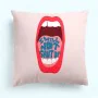 Fodera per cuscino HappyFriday Aware Lips Multicolore 50 x 50 cm 2 Pezzi di HappyFriday, Copricuscini e federe - Rif: D161244...