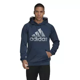 Sudadera con Capucha Hombre Adidas Game and Go Big Logo Azul de Adidas, Hombre - Ref: S64114451, Precio: 49,48 €, Descuento: %