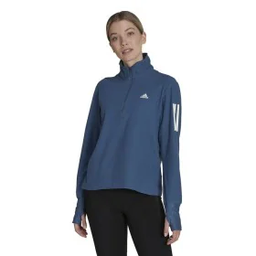 Women's long sleeve T-shirt Adidas Own the Run 1/2 Zip Indigo by Adidas, Women - Ref: S64114460, Price: 56,42 €, Discount: %