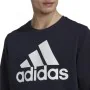 Men’s Sweatshirt without Hood Adidas Essentials Big Logo Navy Blue Dark blue by Adidas, Men - Ref: S64114465, Price: 47,73 €,...