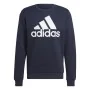 Men’s Sweatshirt without Hood Adidas Essentials Big Logo Navy Blue Dark blue by Adidas, Men - Ref: S64114465, Price: 47,73 €,...