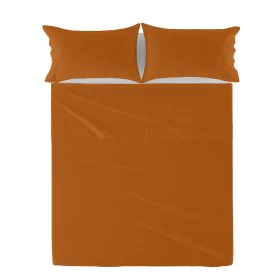 Drap HappyFriday Basic Terre cuite 180 x 270 cm de HappyFriday, Draps et taies d'oreiller - Réf : D1612469, Prix : 22,23 €, R...