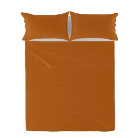 Drap HappyFriday Basic Terre cuite 180 x 270 cm de HappyFriday, Draps et taies d'oreiller - Réf : D1612469, Prix : 22,72 €, R...