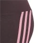 Leggings de Desporto Infantis Adidas 3 bandas Violeta de Adidas, Menina - Ref: S64114493, Preço: 22,41 €, Desconto: %