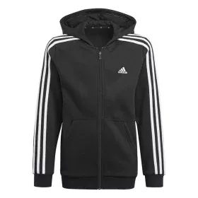 Felpa con Cappuccio da Bambina Adidas Essentials Nero di Adidas, Bambina - Rif: S64114551, Prezzo: 42,14 €, Sconto: %