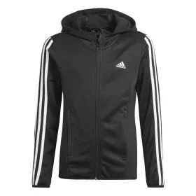 Felpa con Cappuccio da Bambina Adidas Designed to Move Nero di Adidas, Bambina - Rif: S64114556, Prezzo: 39,06 €, Sconto: %