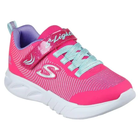 Chaussures de Sport pour Enfants Skechers S Lights Flicker Flash Fuchsia de Skechers, Baskets - Réf : S64114584, Prix : 54,66...