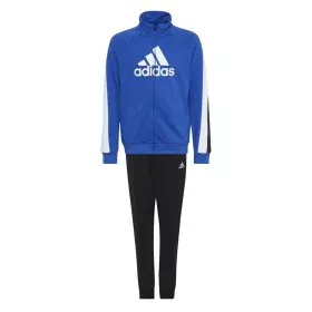 Kinder-Trainingsanzug Adidas Colourblock Blau Schwarz von Adidas, Junge - Ref: S64114694, Preis: 49,90 €, Rabatt: %