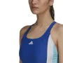 Fato de Banho Mulher Adidas Colorblock Azul de Adidas, Roupa de banho - Ref: S64114720, Preço: 39,92 €, Desconto: %