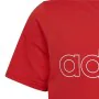 Camisola de Manga Curta Infantil Adidas Essentials Vermelho de Adidas, Menino - Ref: S64114732, Preço: 17,46 €, Desconto: %