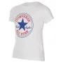 Camisola de Manga Curta Infantil Converse Core Chuck Taylor Patch Azul de Converse, Menino - Ref: S64114733, Preço: 16,58 €, ...