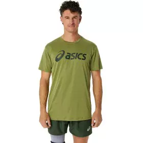 Camiseta de Manga Corta Hombre Asics Core Top Verde militar de Asics, Hombre - Ref: S64114738, Precio: 24,91 €, Descuento: %