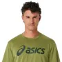 Camiseta de Manga Corta Hombre Asics Core Top Verde militar de Asics, Hombre - Ref: S64114738, Precio: 24,91 €, Descuento: %