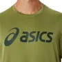 Camiseta de Manga Corta Hombre Asics Core Top Verde militar de Asics, Hombre - Ref: S64114738, Precio: 24,91 €, Descuento: %