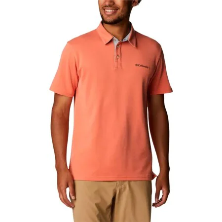 Polo à manches courtes homme Columbia Nelson Point™ Corail de Columbia, Homme - Réf : S64114743, Prix : 50,14 €, Remise : %