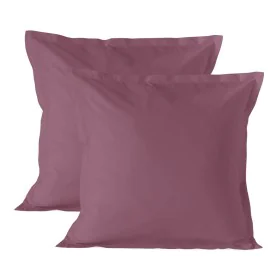 Pillowcase HappyFriday BASIC Magenta 60 x 60 cm (2 Units) by HappyFriday, Sheets and pillowcases - Ref: D1612507, Price: 17,9...