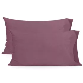 Pillowcase HappyFriday Basic Magenta 50 x 75 cm (2 Units) by HappyFriday, Sheets and pillowcases - Ref: D1612509, Price: 15,1...