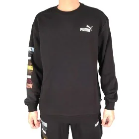 Sweat sans capuche homme Puma Repeat Graphic Noir de Puma, Homme - Réf : S64115186, Prix : 46,23 €, Remise : %