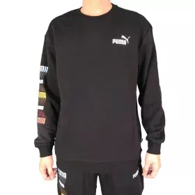 Sudadera sin Capucha Hombre Puma Repeat Graphic Negro de Puma, Hombre - Ref: S64115186, Precio: 46,23 €, Descuento: %