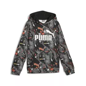 Children’s Hoodie Puma Ess+ Futureverse Aop Black by Puma, Boys - Ref: S64117381, Price: 52,84 €, Discount: %