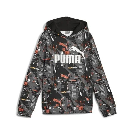 Jungen Sweater mit Kapuze Puma Ess+ Futureverse Aop Schwarz von Puma, Junge - Ref: S64117381, Preis: 51,99 €, Rabatt: %