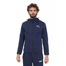 Men’s Zipped Hoodie Puma Evostripe Full-Zip Navy Blue by Puma, Men - Ref: S64118357, Price: 70,92 €, Discount: %