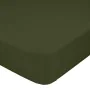 Lenzuolo con angoli HappyFriday BASIC Verde scuro 90 x 200 x 32 cm di HappyFriday, Lenzuola e federe per cuscino - Rif: D1612...