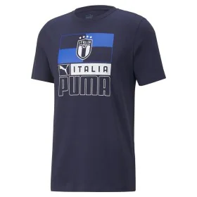 Maglia a Maniche Corte Unisex Puma Italia FIGC Blu scuro di Puma, Uomo - Rif: S64121058, Prezzo: 20,88 €, Sconto: %