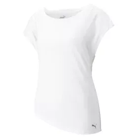 Camiseta de Manga Corta Mujer Puma Studio Foundation Blanco de Puma, Ropa - Ref: S64121070, Precio: 28,60 €, Descuento: %