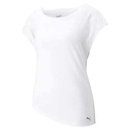 T-shirt à manches courtes femme Puma Studio Foundation Blanc de Puma, Vêtements - Réf : S64121070, Prix : 28,60 €, Remise : %